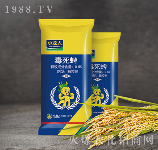 0.5%毒死蜱-水稻返青可杈肥-小龍人