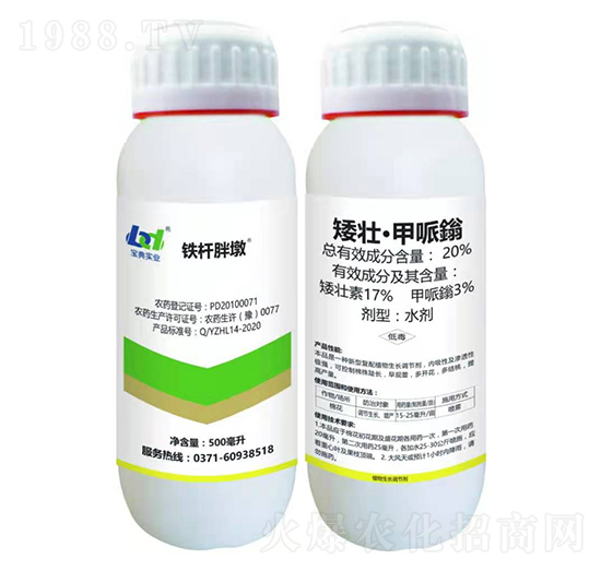 20%矮壯·甲哌鎓-鐵桿胖墩-寶典實業(yè)