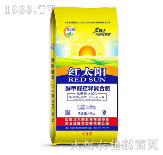 脲甲醛控釋復(fù)合肥28-6-6-紅太陽(yáng)-綠旺