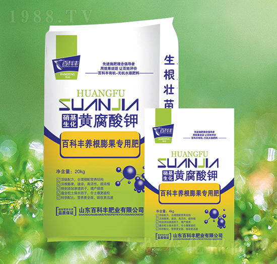 養(yǎng)根膨果專(zhuān)用肥-黃腐酸鉀-百科豐