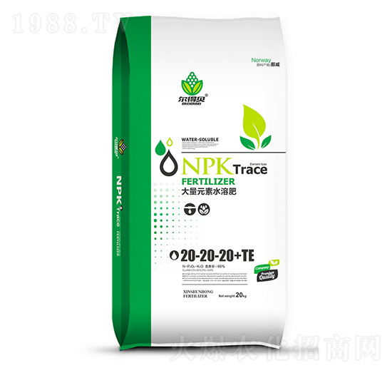 大量元素水溶肥20-20-20+TE-爾得貝-匯豐化工