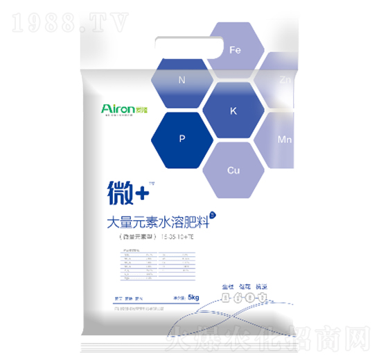 高磷型大量元素水溶肥料15-35-10+TE-微+-愛隆