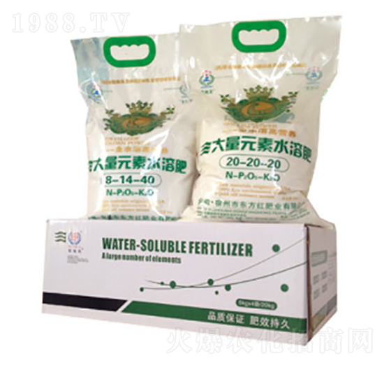 大量元素水溶肥料20-20-20-東方紅