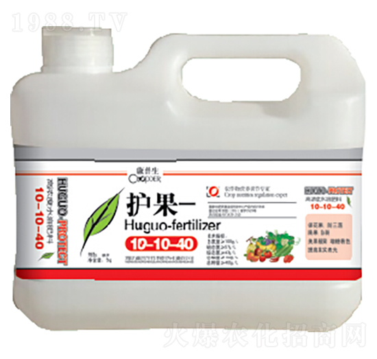 高鉀型大量元素水溶肥10-10-40-護果-康普生