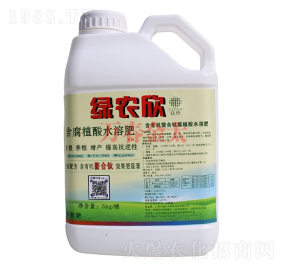 5kg含腐植酸水溶肥-綠農(nóng)欣-萬春金太