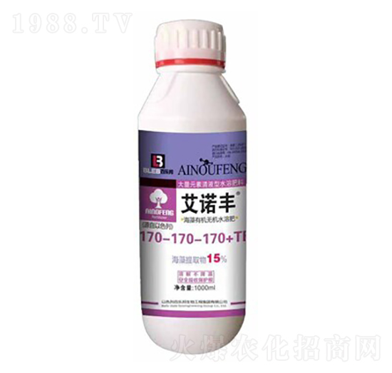 海藻有機(jī)無(wú)機(jī)水溶肥170-170-170+TE-艾諾豐-百樂(lè)邦