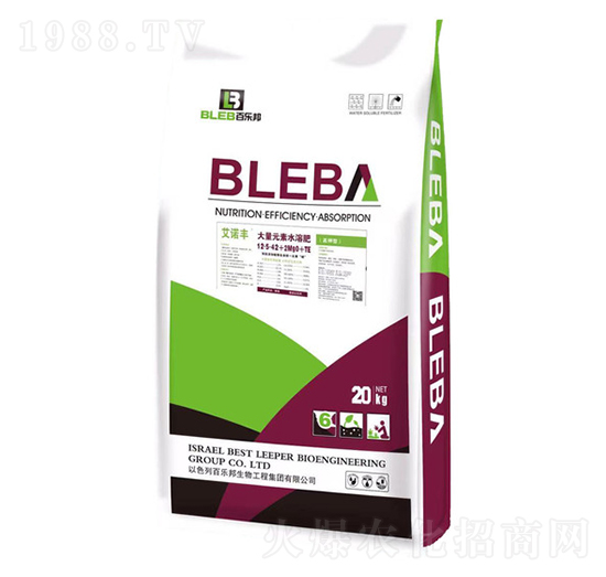 高鉀型大量元素水溶肥12-5-42+2MgO+TE-艾諾豐-百樂邦