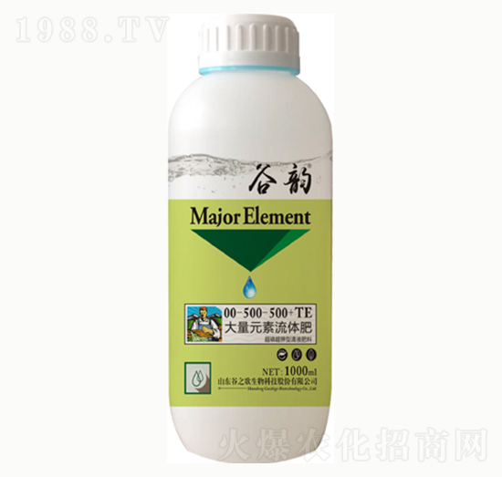 大量元素水溶肥00-500-500+TE-谷韻-谷之歌