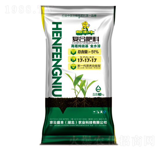 全水溶復(fù)合肥料17-17-17-恒豐牛-凱龍楚興