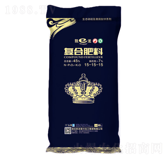 黃腐酸鋅復合肥料15-15-15-凱龍-凱龍楚興