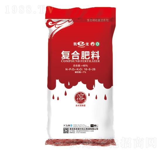 生態(tài)硝硫基復(fù)合肥料16-6-26-凱龍-凱龍楚興