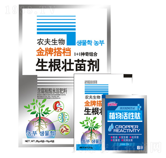 生根壯苗劑+植物活性肽-農夫