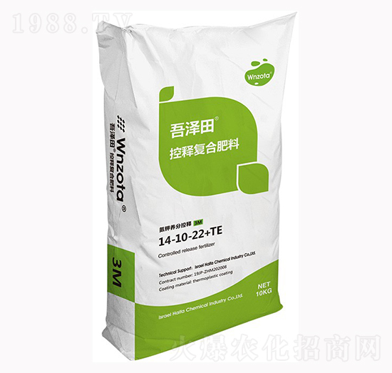 吾澤田控釋復(fù)合肥料14-10-22+TE