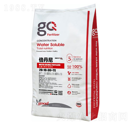 大量元素水溶肥20-10-30+TE-倍丹尼-圣派恩