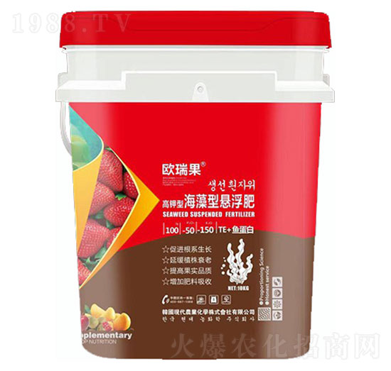 高鉀型海藻型懸浮肥100-50-150+TE+魚蛋白-歐瑞果-圣派恩