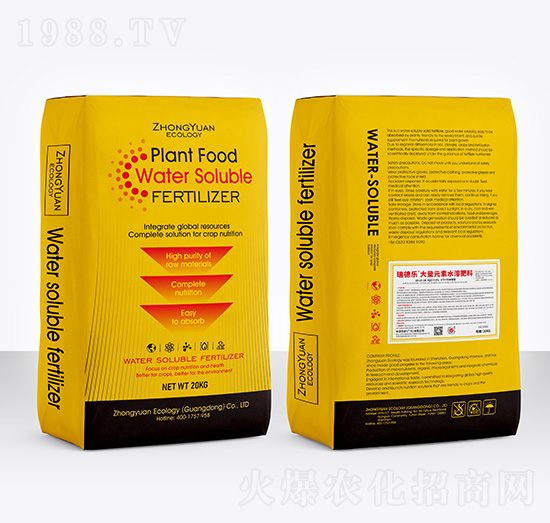 平衡型大量元素水溶肥料18-18-18-瑞德樂(lè)-中源生態(tài)