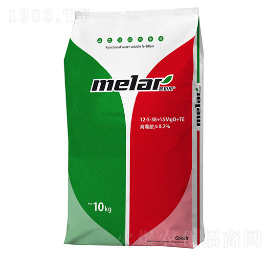 美拉爾功能性大量元素水溶肥12-5-38+1.5MgO+TE-港儲(chǔ)