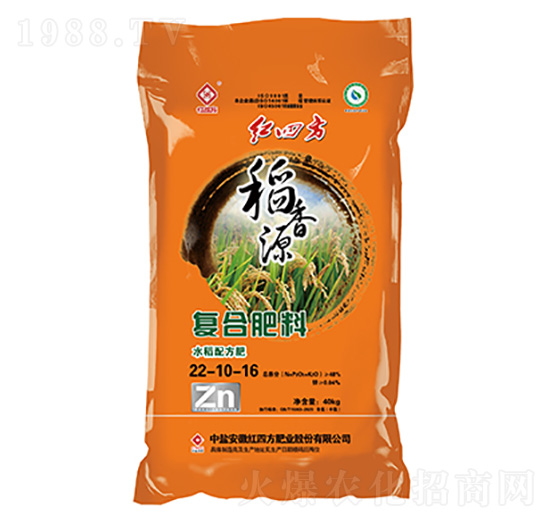 水稻專用復合肥料22-10-16-稻香源-紅四方