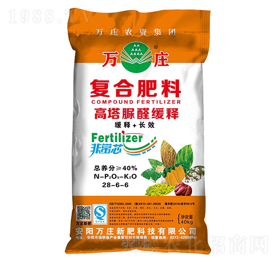 高塔脲醛緩釋復(fù)合肥料28-6-6-非常芯-萬(wàn)莊