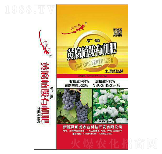 礦源黃腐植酸有機肥-澤田龍農(nóng)業(yè)