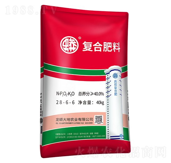 40kg蟒牌高塔復(fù)合肥28-6-6-龍蟒磷化工