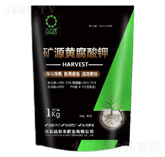 礦源黃腐酸鉀-九片綠-益農(nóng)豐肥業(yè)
