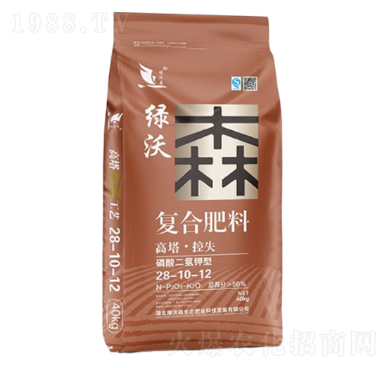 磷酸二氫鉀型復(fù)合肥料28-10-12-綠沃森