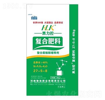 螯合腐殖酸緩釋復(fù)合肥料27-5-8-黑力控-豫珠肥業(yè)