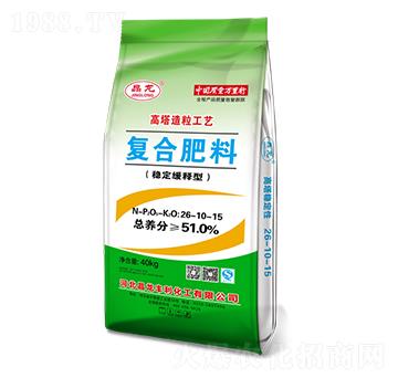 穩(wěn)定緩釋型復(fù)合肥料26-10-15-晶龍