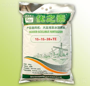 大量元素水溶肥料15-15-38+TE-優(yōu)之素-優(yōu)富斯