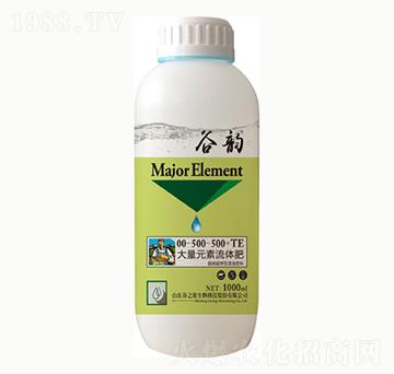 大量元素水溶肥00-500-500+TE-谷韻-谷之歌