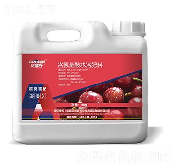 5kg櫻桃需配含氨基酸水溶肥-艾普旺