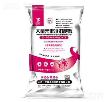 高鉀型大量元素水溶肥料12-5-39+0.4MgO+TE-福佑田豐-田豐化工