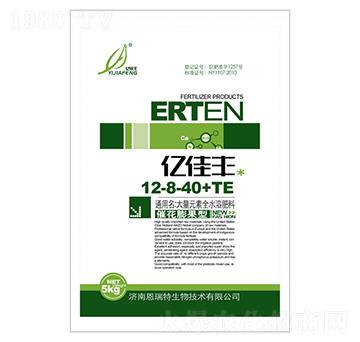 催花膨果型大量元素全水溶肥料12-8-40+TE-億佳豐