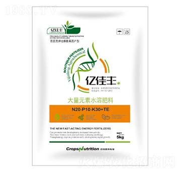 高氮高鉀壯棵膨果高產(chǎn)型大量元素水溶肥料20-10-30+TE-億佳豐