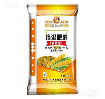 長效摻混肥料25-10-10-一粒全-阜康化肥
