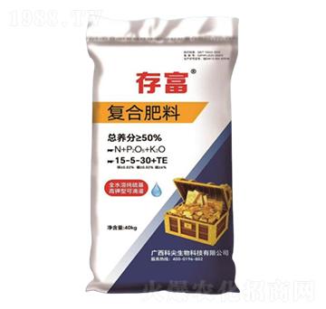 純硫基復合肥料15-5-30+TE-存富-科尖生物